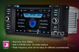 ETO Chrysler 300 Sebring Dodge Coliver Journey Car GPS Navigation Auto Radio DVD