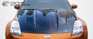 Carbon Fiber Nissan 350Z JGTC Hood Kit Auto Body 1pc 03 06 Hot Deal