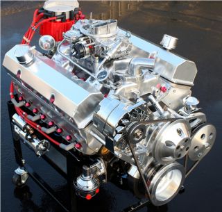 Chevy SBC 383 Stage 2 2 Crate Motor Engine 470HP Built with A Dart Racing Block