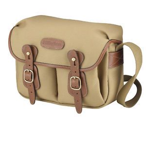 Billingham Hadley Small Camera Shoulder Bag Khaki Canvas Tan Leather