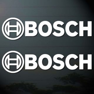 6 0"X2PC Bosch Spark Plug Die Cut Sticker Wall Mirror Helmet Truck Car Bike