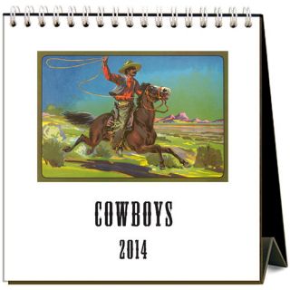 Cowboys 2014 Easel Desk Calendar