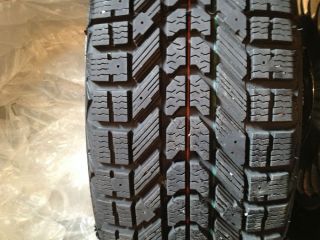 Firestone Winterforce 205 65R15 Tire Set of 4 Snow Tires with Alloy Rims