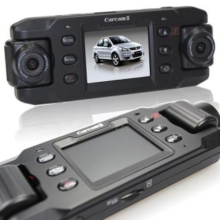 Vehicle Dual Camera Lens HD Car DVR GPS Module G Sensor Camcorder Car Black Box