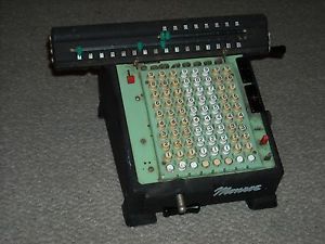 Vintage Antique Monroe Mechanical Electric Hand Crank Calculator LA5 160