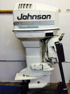 1999 Johnson 115 HP 2 Stroke Outboard Motor Boat Engine Water Ready Rebuilt 90