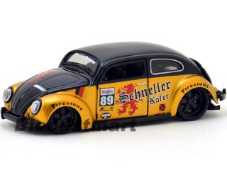 Maisto 1 24 All Stars 1951 VW Volkswagen Beetle Bug Diecast Car Gold Black 31023