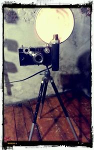 Antique Repurposed Argus 35mm Camera Lamp Industrial Machine Age Steampunk Light