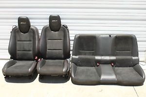 2013 Camaro ZL1 Leather Suede Seats Front Rear Used