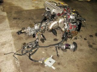 97 98 Subaru Impreza STI WRX GC8 Engine JDM EJ20T DOHC 2 0L Turbo 5 Speed MT 4x4