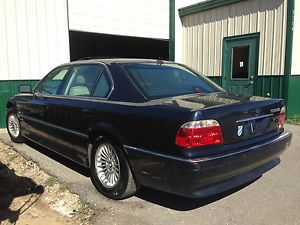 2001 BMW 750iL V12 Repairable Needs Engine Mechanics Special