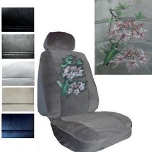 Seat Covers Car Truck SUV Hummingbird with Purple Flower Low Back PP 3