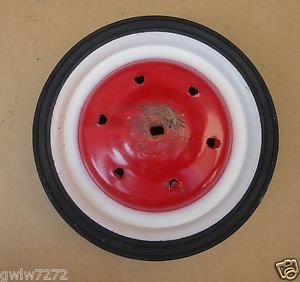 Murray Vintage Pedal Car 1960's Original Complete Wheel Tire Red