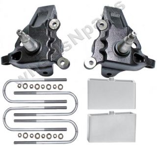 Ford 2WD F150 3 5" Front Spindles 3" Rear Block Aluminum Suspension Lift Kit 607
