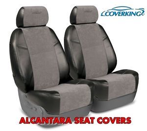 Chevy Tahoe Coverking Alcantara Suede Custom Fit Seat Covers Front Row