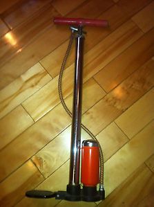 Vintage Tire Air Pump Auto Bicycle with Gauge 100PSI F L