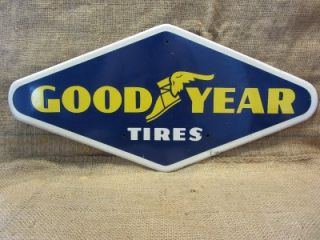 Vintage 1966 Goodyear Sign Antique Old Tire Rubber Tires Auto Good Year 8261