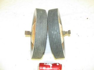 Good Pair of Used 10x1 75 Garden Pedal Tractor Wagon Trailer Cart Tires Wheels