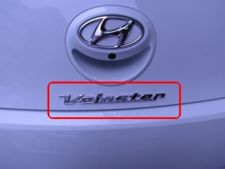 Hyundai 2012 Veloster Logo Trunk Rear Emblem Badge Decal Letter Genuine Part