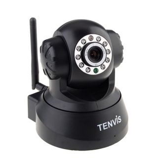 Upgraded Tenvis JPT3815W Wireless WiFi Internet IP Camera Baby Pet Monitor Black