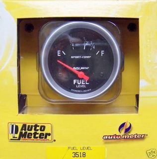 Autometer Sport Comp 87 Ford Mustang Fuel Level Gauge