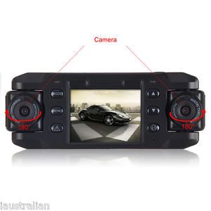 HD Car Camcorder Dual Cam Hotsale G Sensor Car DVR Cam GPS Camera X8000
