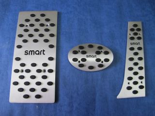 Mercedes Benz Smart Fortwo Automatic Auto Aluminum Pedals Pad Covers