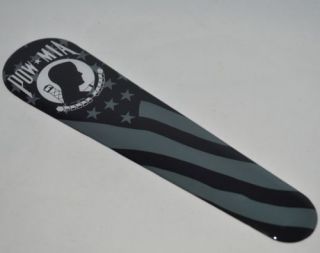 Custom "pow Flag" Dash Insert Decal for 2008 2013 Harley FLHX Street Glide