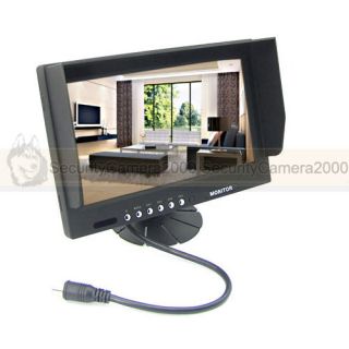 9 inch TFT LCD Car Rearview Monitor 640 x 234 w 4CH Video Input 1CH Audio Input