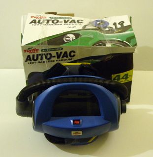 New in Box Complete Turtle Wax Auto Vac 120V Car Home Bagless Portable Vacuum