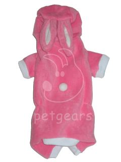 Pet Dog Cat Bunny Rabbit Halloween Costume Pink Small Apparel Size 10 12 14 18