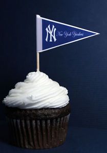 New York Yankees MLB Cupcake Picks Cake Topper