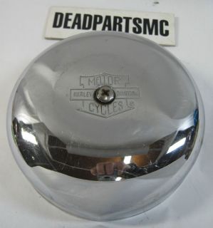 Harley Chrome Round Vintage Bendix 7 inch Air Cleaner Filter Cover