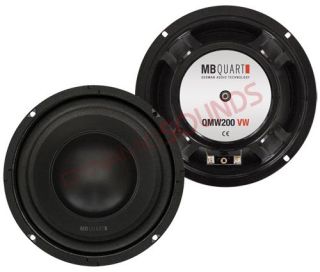 MB Quart QMW200 VW 20cm 8" Custom Fit Car Speakers for Volkswagen Golf MK4 MK5