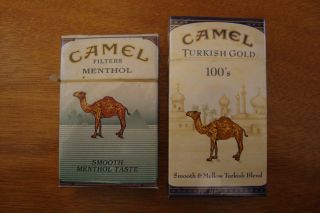 2 Vintage Packs of Camel Cigarettes w Camel Cash