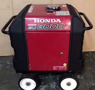 Honda EU3000IS Portable Inverter Generator with Wheels
