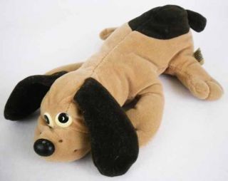 Vintage Brown Puppy Dog Plush Stuffed Doll Pound Puppies
