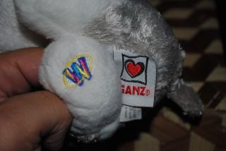 Ganz Webkinz Grey Scottish Terrier Plush Stuffed Animal Puppy Dog 9"