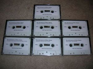 Old Time Radio Adventures of Ellery Queen 7 Cassettes 14 Programs