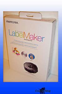 Memorex CD DVD Label Maker Essentials Kit Free Bonus 5 CD R's w Jewel Cases