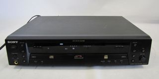 Sony CD CD R CD RW Dual Compact Disc Player Recorder Model RCD W1 027242585478