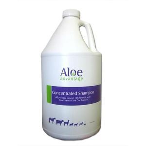 Aloe Vera Oat Protein Keratin Concentrate Shampoo Dogs Cats Horses Itchy Skin
