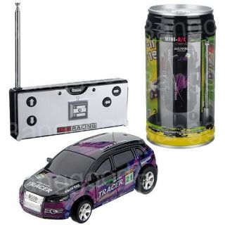 Mini Coke Can RC Radio Remote Control Micro Racing Car Toy Vehicles Gift 1 64