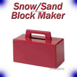 New Snow Block Maker Heavy Duty Mold Winter Sand Castle