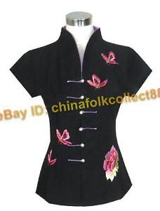 Chinese Women Girl Summer Casual Shirt Blouse Tops