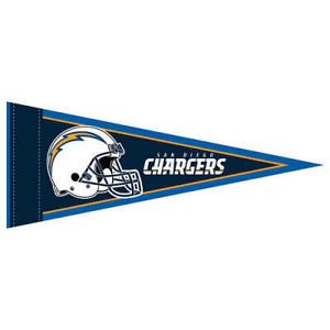 San Diego Chargers Official Logo 4x10 Mini Pennant