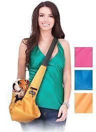 Outward Hound Pet Sling Carrier for Pets Up to 20 lbs New Updated Design Orange