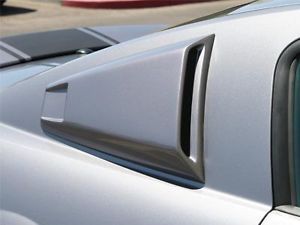2005 2009 Mustang Shelby Super Snake GT500 Quarter Side Window Scoops Louvers