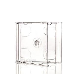 5 Clear Double 2 Disc CD DVD Jewel Cases