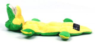 Kyjen Squeaker Mat Mini Small Stuffing Free Long Body Plush Puppy Dog Squeak Toy